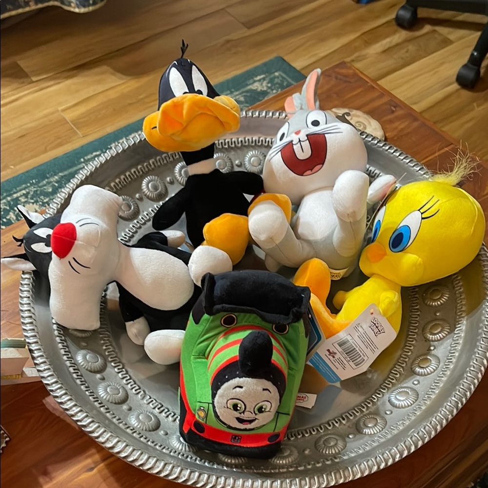 Warner Bros. Yellow and Black Stuffed Animals Collection